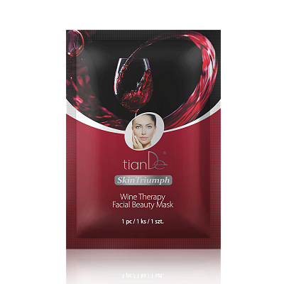 Wein-Therapie-Gesichtsschönheits-Maske