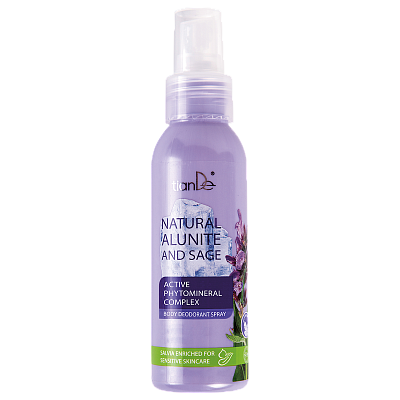 Natürliches Alunite und Sage Body Deodorant Spray