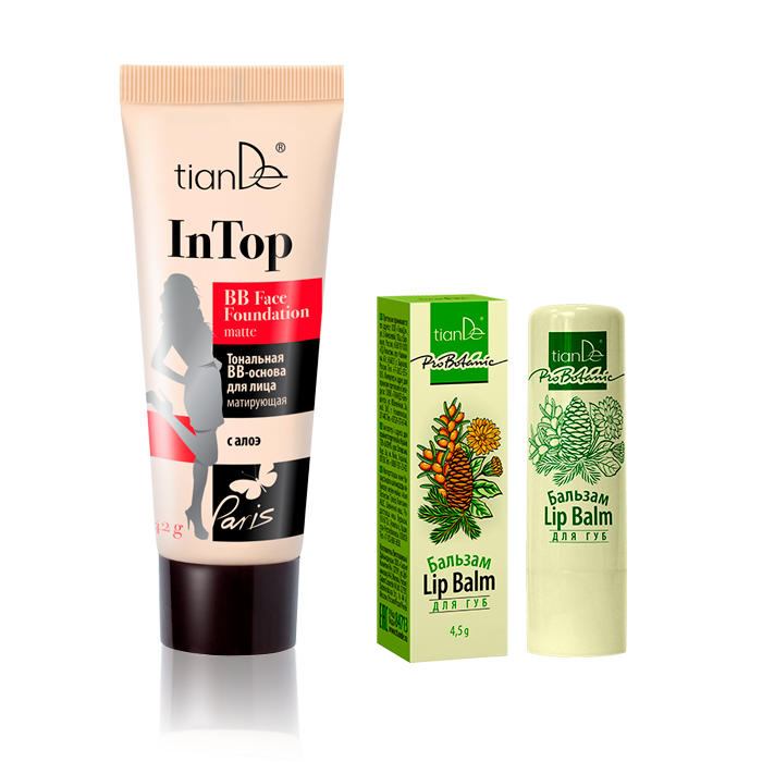 For a flawless tone and lip tenderness