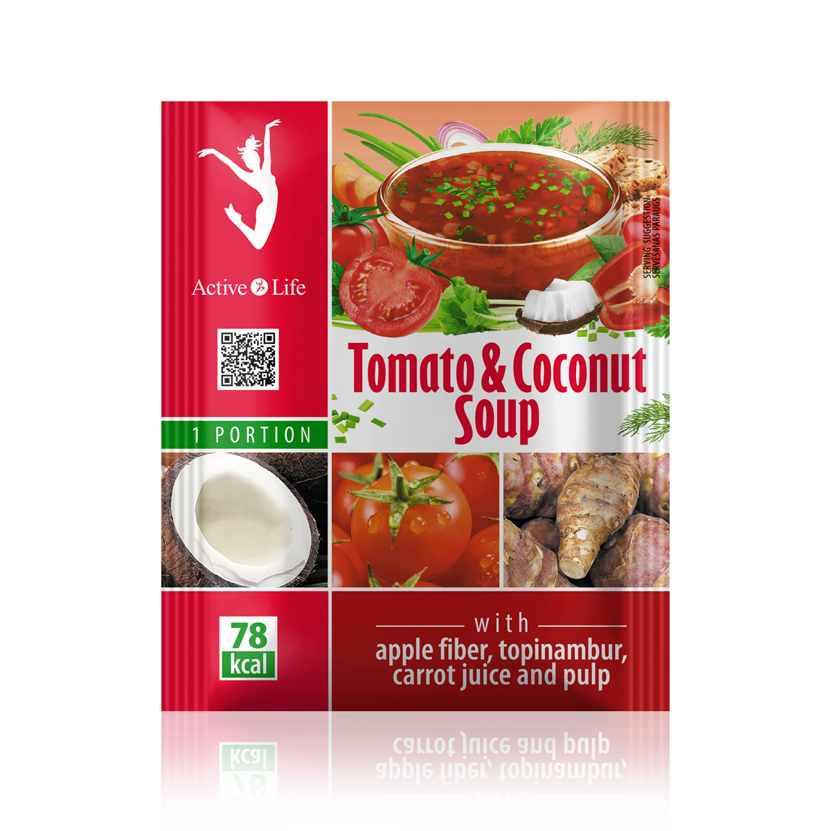 Tomatensuppe mit Kokosnuss