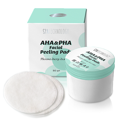 Peeling-Pads mit AHA- und PHA-Säuren für das Gesicht